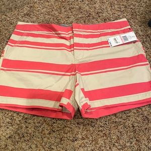 Pink and white striped shorts Tommy Hilfiger size 10
